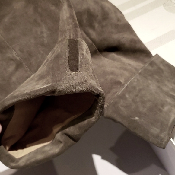 Sigerson Morrison NEW Boots Over-The-Knee Cuffed Tall Heel Suede Women's 11 - Picture 13 of 17